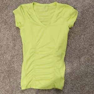 Lime Green Work Out Shirt
